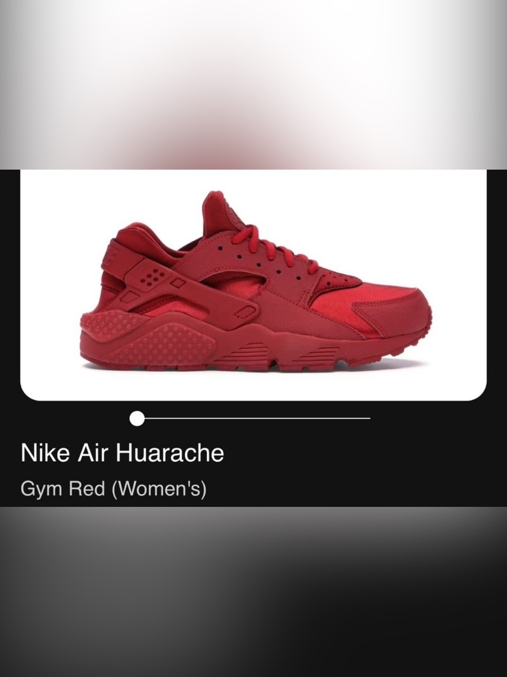Nike All-Red Air Huarache Women's Sneaker